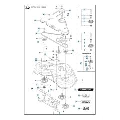 Husqvarna R 220T - 103cm Cutting Deck 2