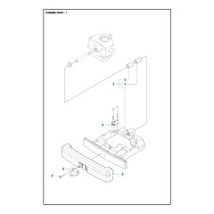 Husqvarna R 220T - Chassis Rear