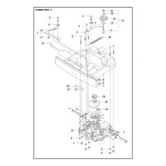 Husqvarna R 220T - Chassis Rear 2