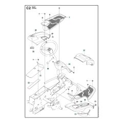 Husqvarna R 220T - Cover