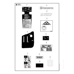 Husqvarna R 220T - Decals
