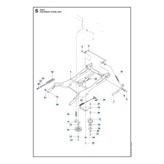 Husqvarna R 220T - Mower Lift & Deck Lift