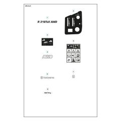 Husqvarna R 316TSX AWD - Decals