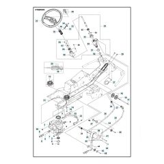 Husqvarna R 316TSX AWD - Steering