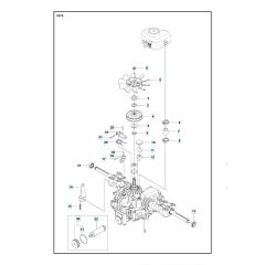 Husqvarna R 316TSX AWD - Transmission