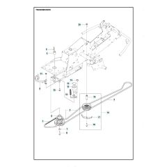 Husqvarna R 316TSX AWD - Transmission 3