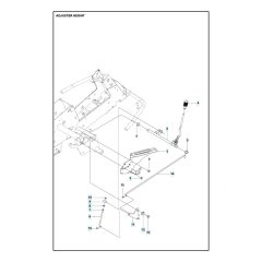 Husqvarna R 316TX AWD - Height Adjustment