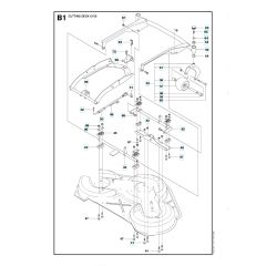 Husqvarna R 320 AWD - 103cm Cutting Deck