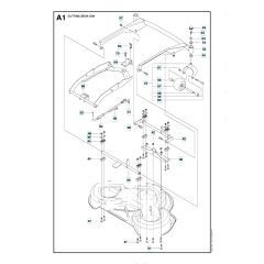 Husqvarna R 320 AWD - 94cm Cutting Deck