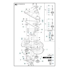 Husqvarna R 320 AWD - 94cm Cutting Deck 2