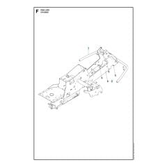 Husqvarna R 320 AWD - Chassis & Frame