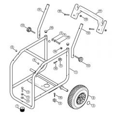 Genuine Stihl RB300 K / E - Chassis