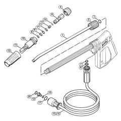 Genuine Stihl RB300 K / G - Spray lance/wand