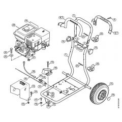 Genuine Stihl RB302 / A - Chassis