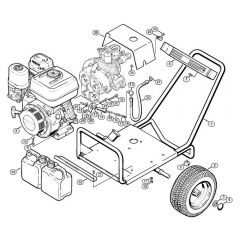 Genuine Stihl RB400 K / G - Chassis RB 400 K