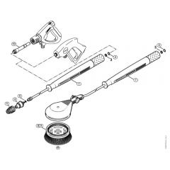 Genuine Stihl RB402 / O - Rotory nozzle, rotory washing brush