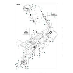 Husqvarna RC 320TS AWD - Steering