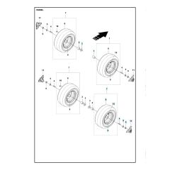 Husqvarna RC 320TS AWD - Wheels & Tyres