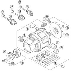 Genuine Stihl RE100 / A - Electric motor, Connecting cable