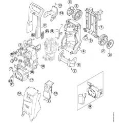 Genuine Stihl RE100 / C - Chassis