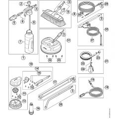 Genuine Stihl RE100 / F - Accessories RE 90 - 130 PLUS