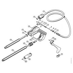 Genuine Stihl RE104 KM / L - Spray gun, Spray lance/wand