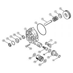 Genuine Stihl RE105 K / B - Pump housing