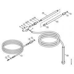 Genuine Stihl RE107 / H - Pipe cleaning kit, Wet sand jet-stream kit