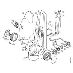 Genuine Stihl RE115 K / D - Machine cover