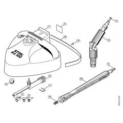 Genuine Stihl RE117 / M - Surface Cleaner RA 100