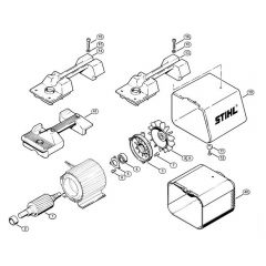 Genuine Stihl RE120 K / A - Rotor