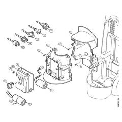 Genuine Stihl RE126 K / C - Cover, Switch housing