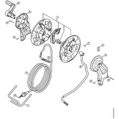 Genuine Stihl RE129 PLUS / E - Hose reel RE 129 PLUS