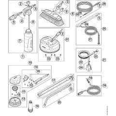 Genuine Stihl RE129 PLUS / G - Accessories RE 90 - 130 PLUS