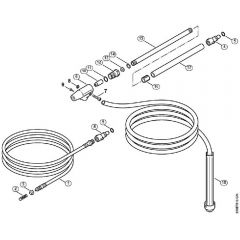 Genuine Stihl RE129 PLUS / M - Pipe cleaning kit, Wet sand jet-stream kit  06/2019