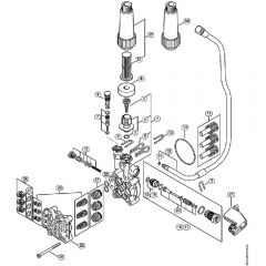 Genuine Stihl RE130 PLUS / D - Pump, valve block