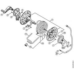 Genuine Stihl RE130 PLUS / J - Hose reel