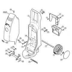 Genuine Stihl RE140 K / G - Chassis, Machine cover