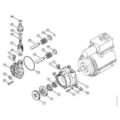 Genuine Stihl RE141 K / C - Pump RE 141 K