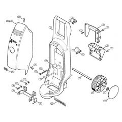 Genuine Stihl RE141 K / G - Chassis, Machine cover