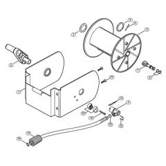 Genuine Stihl RE141 K / N - Hose reel