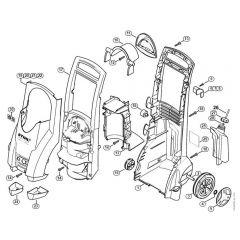 Genuine Stihl RE142 PLUS / D - Chassis, Machine cover