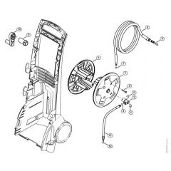 Genuine Stihl RE142 PLUS / F - Hose reel