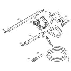 Genuine Stihl RE142 PLUS / G - Spray gun, Spray lance/wand