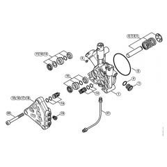 Genuine Stihl RE143 / B - Pump, valve block