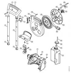 Genuine Stihl RE143 / G - Handle frame