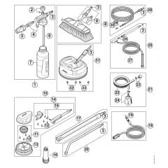 Genuine Stihl RE143 / N - Accessories RE 90 - 130 PLUS