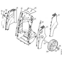 Genuine Stihl RE143 PLUS / D - Chassis