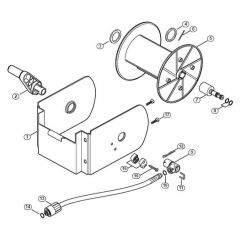 Genuine Stihl RE160 K / K - Hose reel