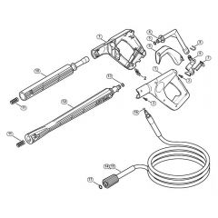 Genuine Stihl RE161 K / H - Spray gun, Spray lance/wand